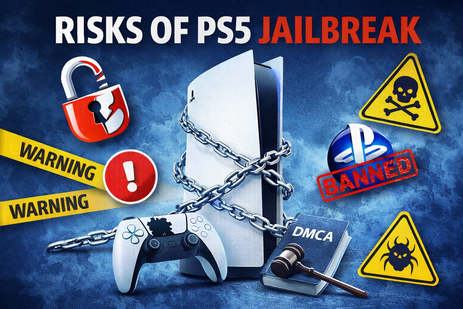مخاطر PS5 Jailbreak